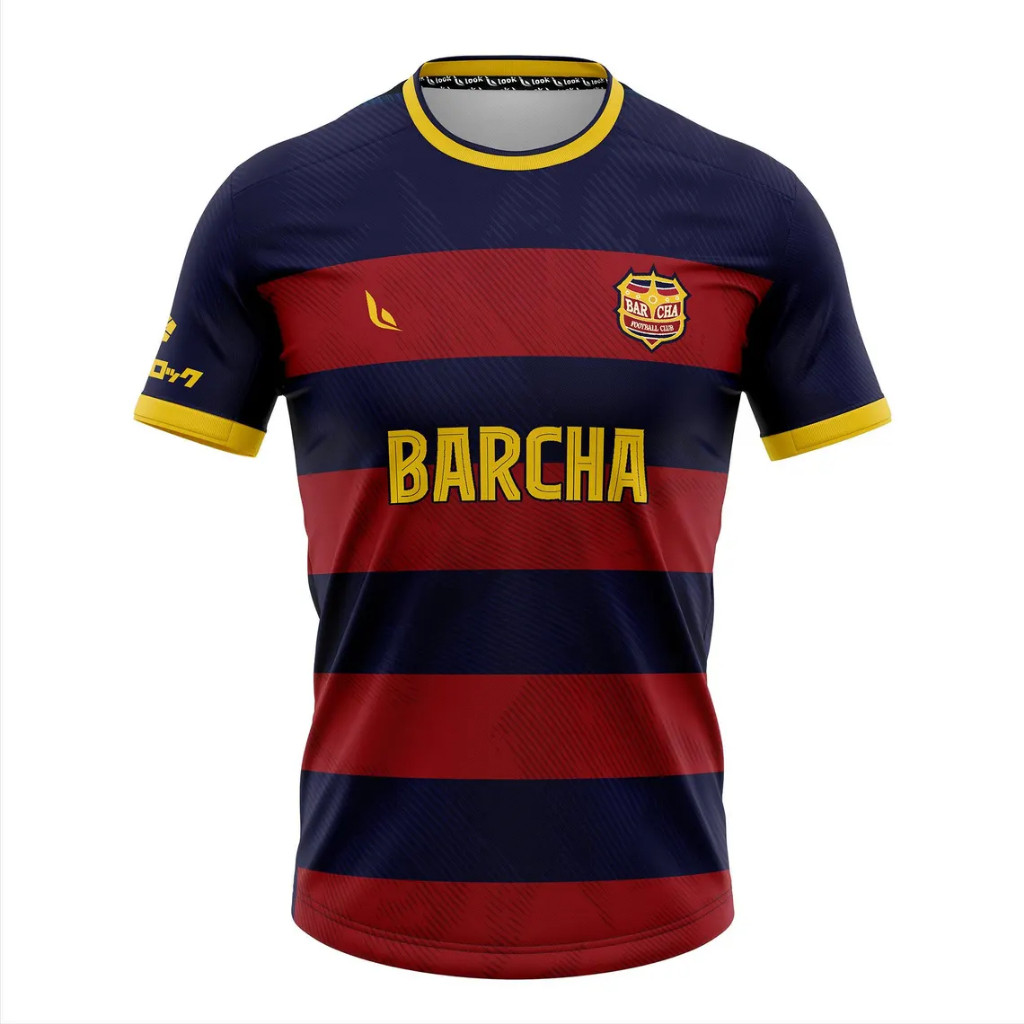 เสื้อลาย Blue Lock แบบ 3 มิติ - เสื้อคอสเพลย์ Blue Lock Barcha Jersey Bachira 8 Inspired XS-5XL
