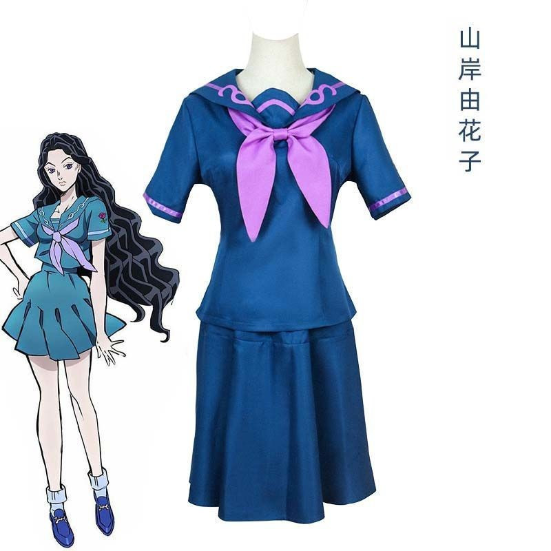 ชุดคอสเพลย์ JoJos Bizarre Adventure Yamagishi Yukako ใหม่ - P35L 3NF6