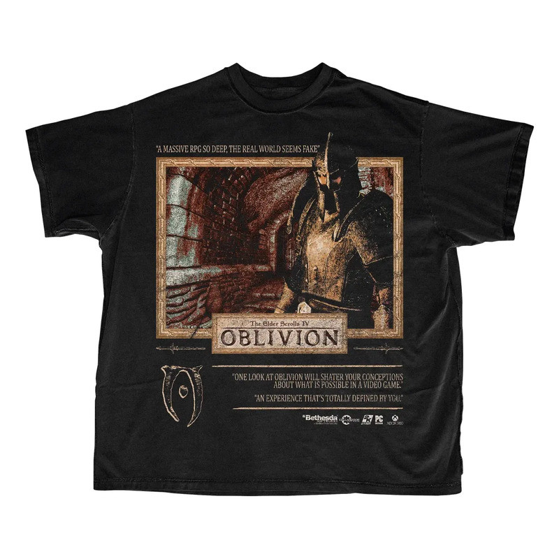 Retro De Elder เลื่อน Oblivion Bethesda สําหรับ Hombr
