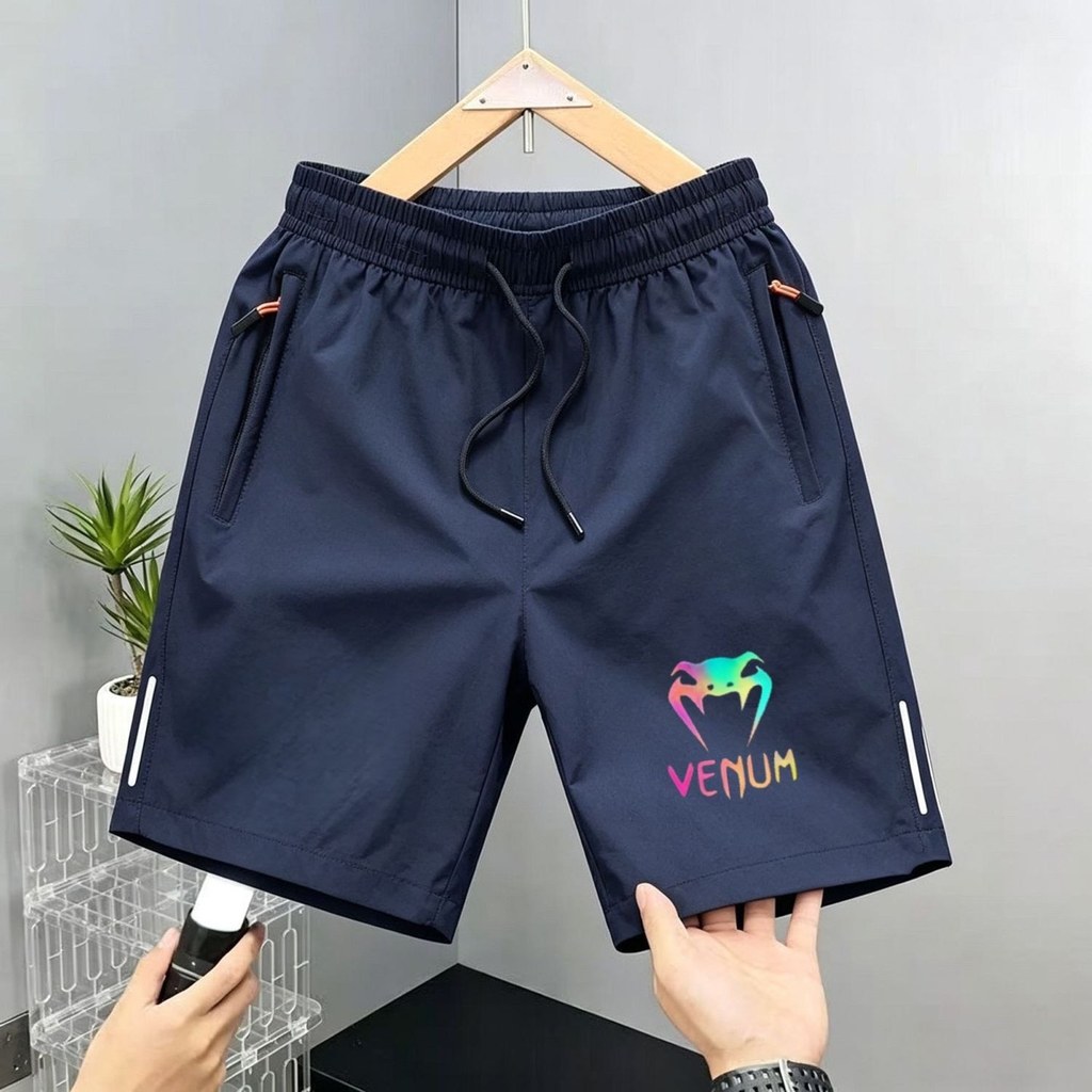 Venom UFC Sports Quick-Drying Shorts Mens Breathable Loose Four-Five Points#毒液UFC运动速干短裤男透气宽松四五分