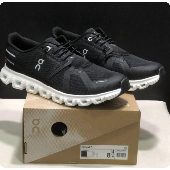 ESET LRWZ 3OJM TANN On Cloud 6 สบาย Soft TPU Low-Top Casual City Commuter ผู้ชายผู้หญิงสไตล์เดียวกัน