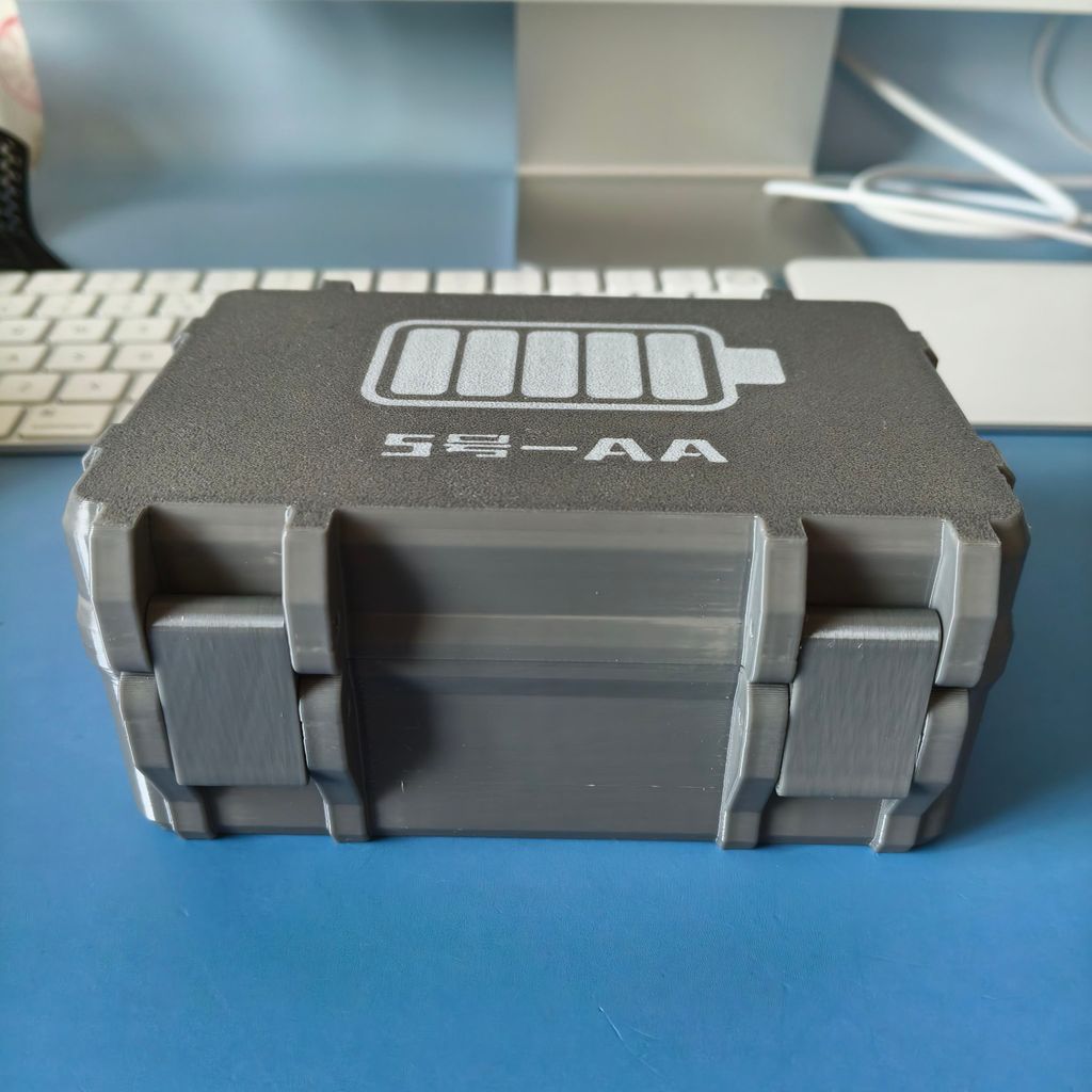 40 เบอร์ 5 กล่องเก็บแบตเตอรี่ 3D การพิมพ์ AA กล่องเก็บแบตเตอรี่ AA กล่องเก็บแบตเตอรี่ No. กล่องเก็บแ