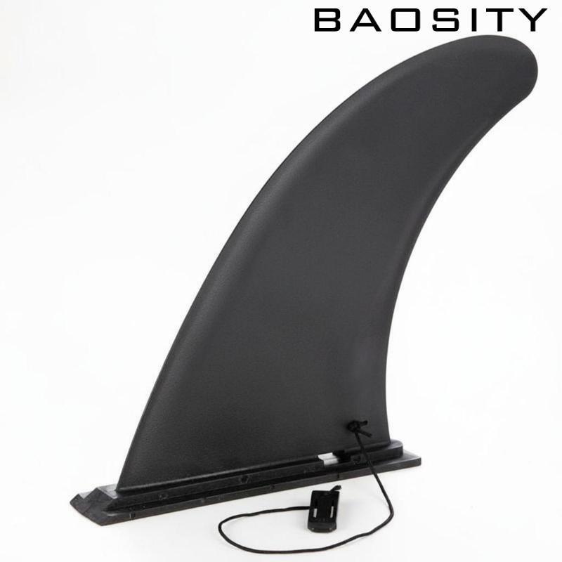 สีดํา SUP Paddle Board Fin โค้ง Fin ที่ถอดออกได้ Paddle Board Fin Streamlined น้ํากีฬาเกียร์ติดตั้งง