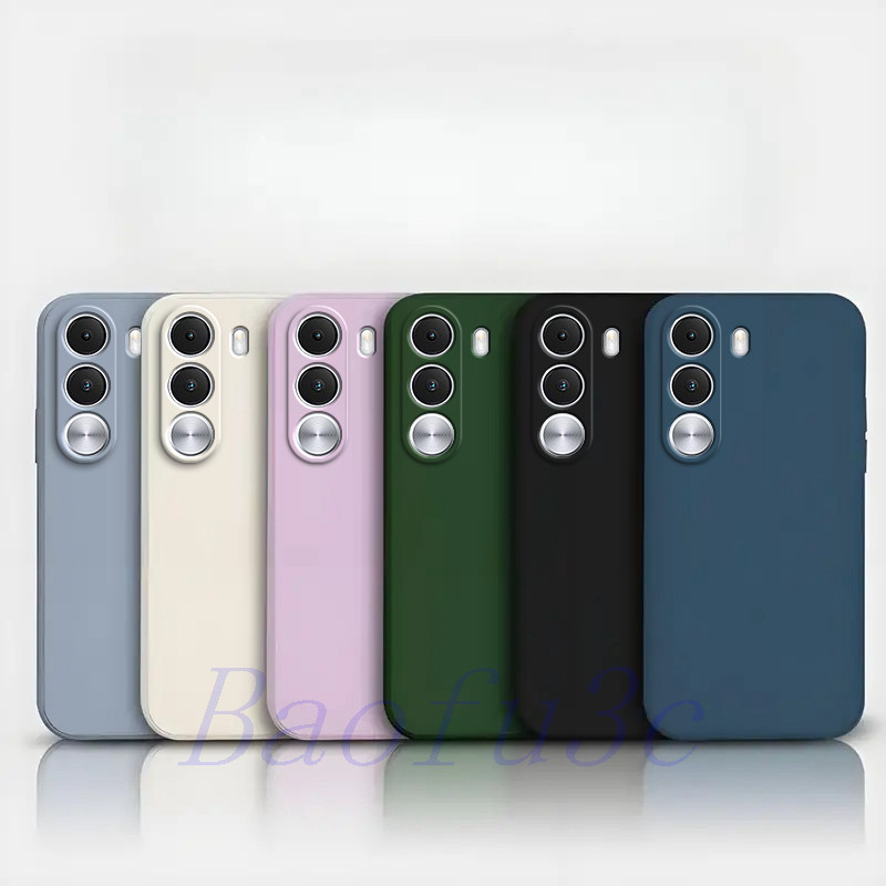 Realme C100i / Realme C100X เคสโทรศัพท์ซิลิโคนสีทึบ YT