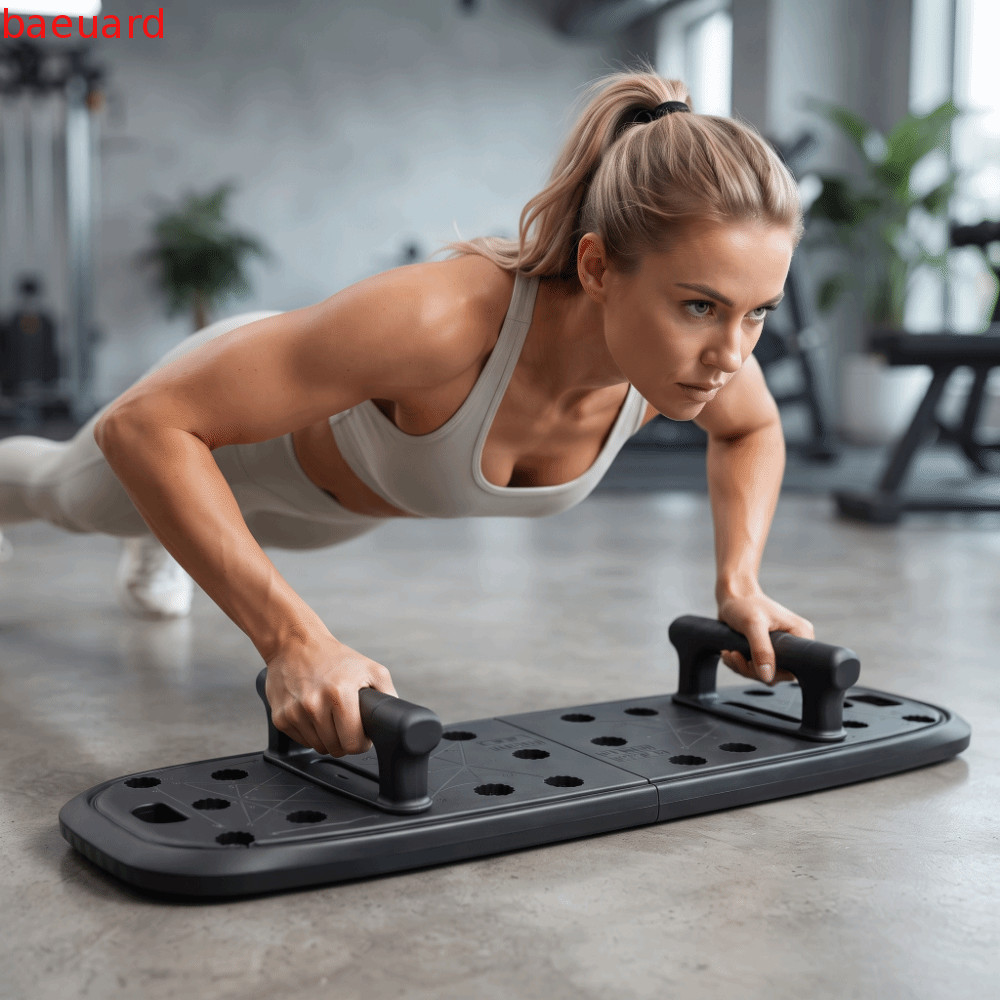 BAEUARD Push-Up Board, ขาตั้ง Push-Up แบบพกพาพับได้, เครื่องออกกําลังกายกล้ามเนื้อ Non-Slip Strength