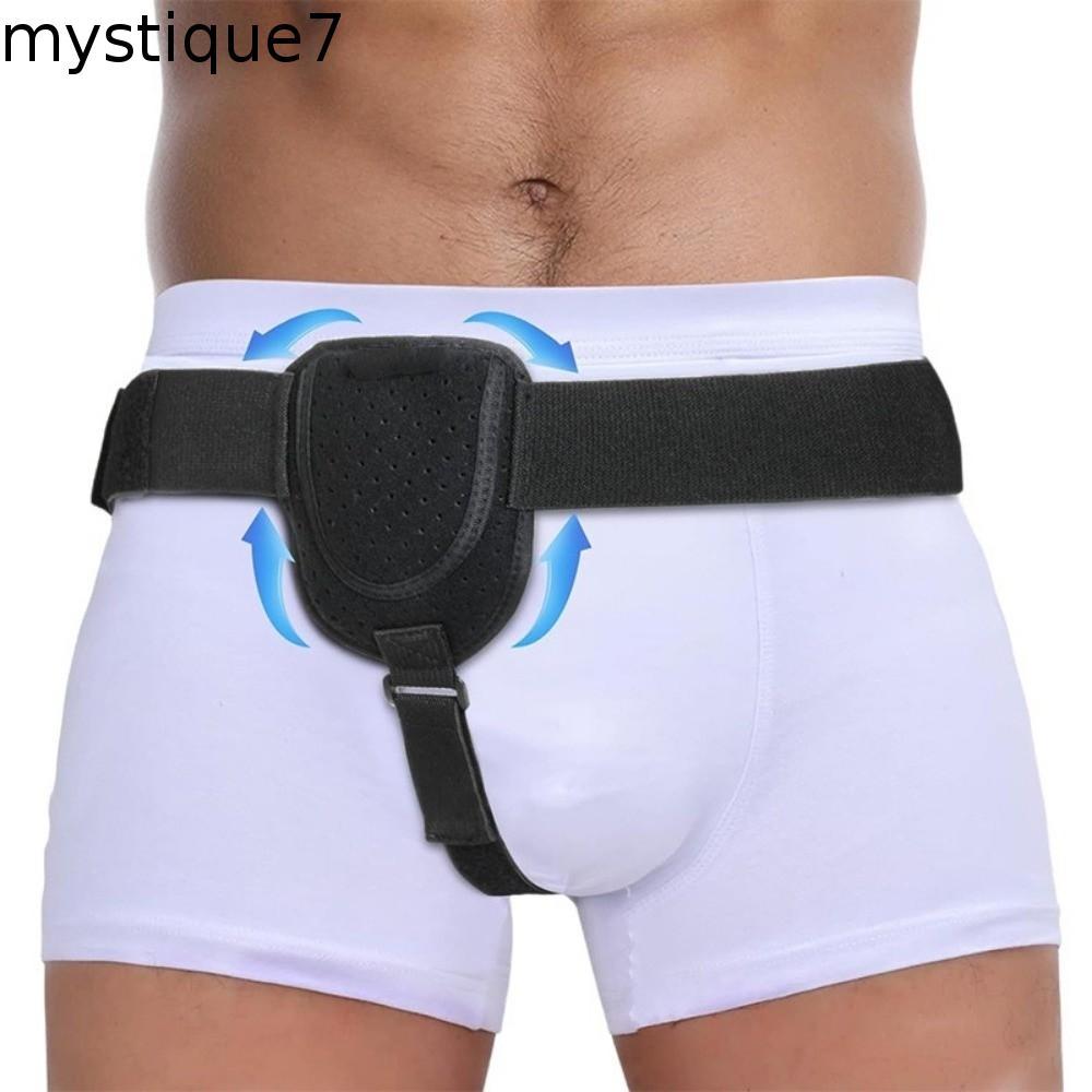 MYSTIQUE Groin Support Belt, Recovery Strap Comfort Design Hernia Truss Belt, Man Support Adjustable