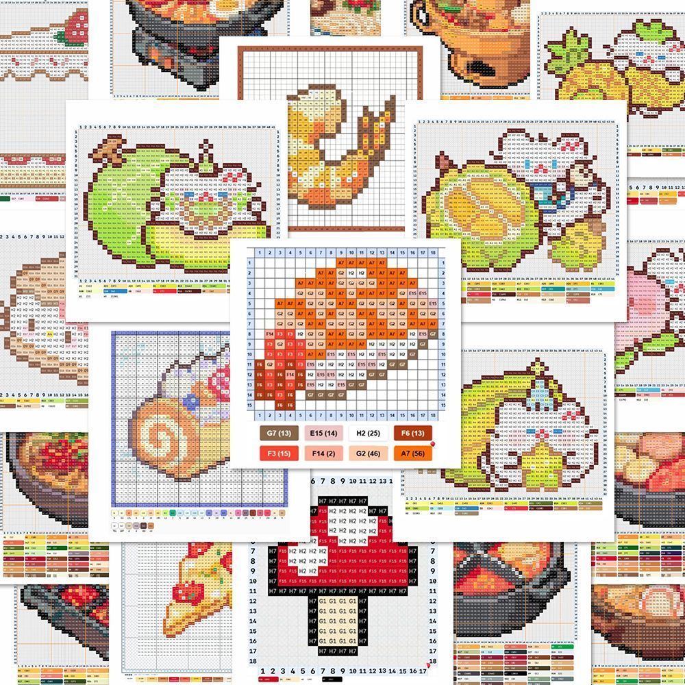 แผ่นเล่นอินเทรนด์ Simple Food Pattern Gourmet Bean Pattern Sticker Zhang Simple Food Pattern Gourmet