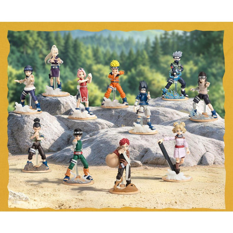 POPMART x NARUTO POP Action Classic Naruto Uzumaki Sasuke Uchiha Gaara JHFK