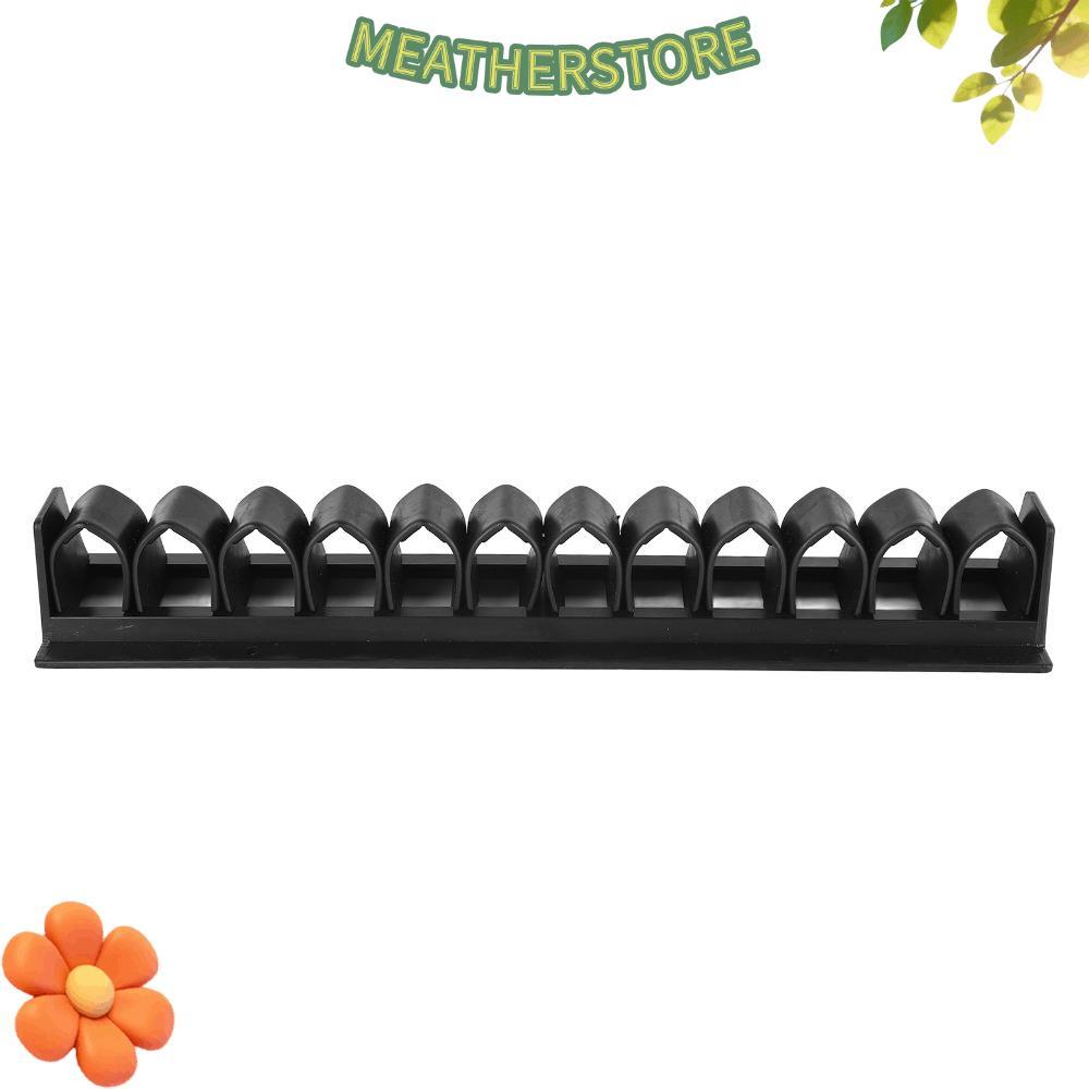 KEATHS Horse Whip Crop Holder,ติดผนังพลาสติก Horse Whip Crop Rack,ปฏิบัติติดตั้งง่ายสีดําประหยัดพื้น