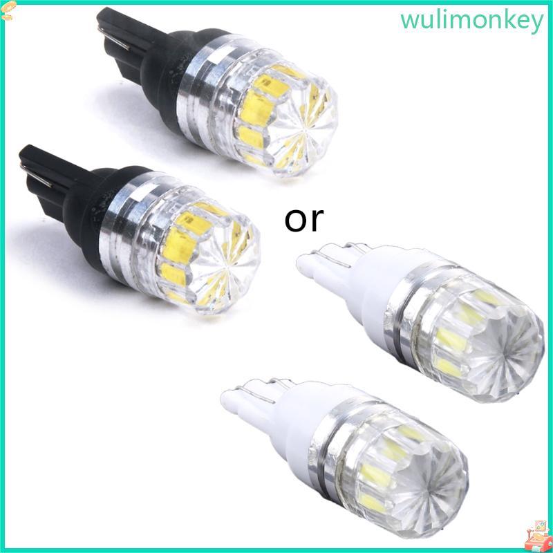 WU รถจักรยานยนต์ T10 5050 5SMD ป้ายทะเบียนไฟ LED รถด้านข้าง Wedge ไฟท้าย Bright