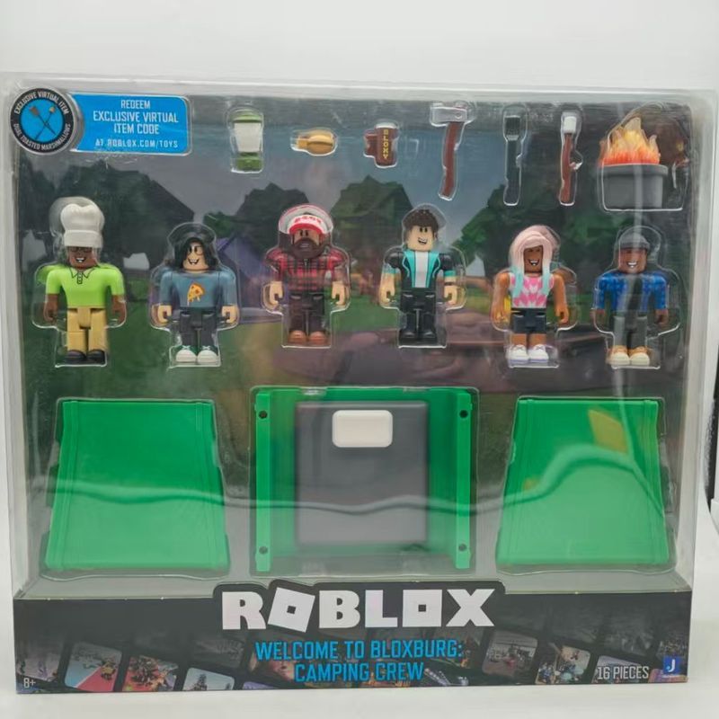 【พร้อมส่ง】roblox การ์ด ของเล่น ตุ๊กตา toy robuxของแท้ ROBLOX R ROBLOX ของเล่นโมเดล Multi-Doll Deluxe