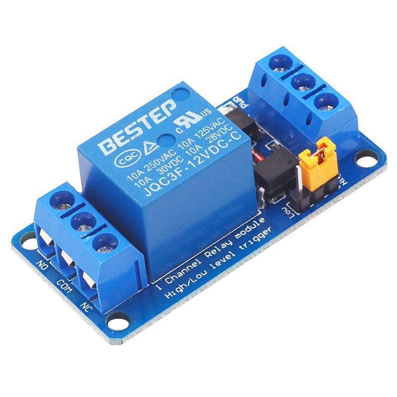 loveoionia1 3.3V 5V 12V 24V 1 Channel Relay Module สูงและต่ําระดับ Trigger Relay Board IA