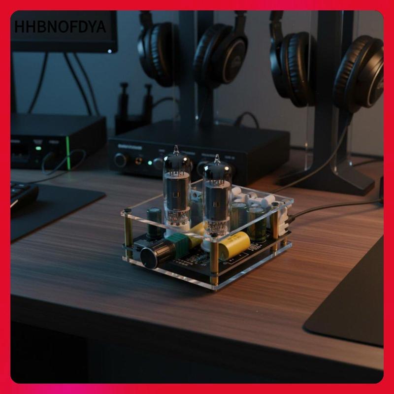 [hhbnofdya] DIY Tube Amplifier Preamp Module Stereo 6J3 Hifi Valve Audio Board for Home Hi-fi Sound 