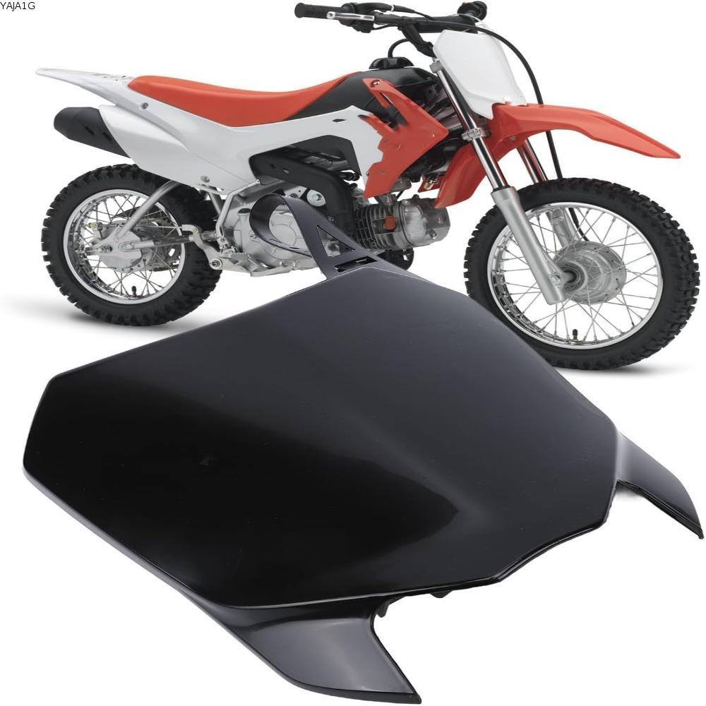 NAJA1V Dirt Bike Number Plate, Front Mount Black Front Number Plate, พลาสติกทนทาน Pit Bike พลาสติกด้