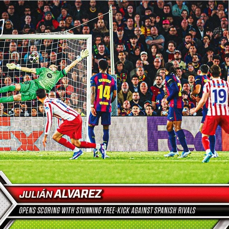 Julián Alvarez - 2025-26 UCL Topps NOW - การ์ด 119