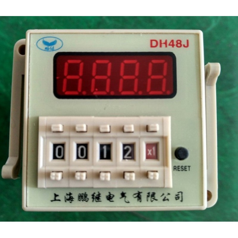 เครื่องนับอิเล็กทรอนิกส์แบบดิจิตอล DH48J 【8 ขา】 DH48J-8 รีเลย์นับจำนวน 8 ขา