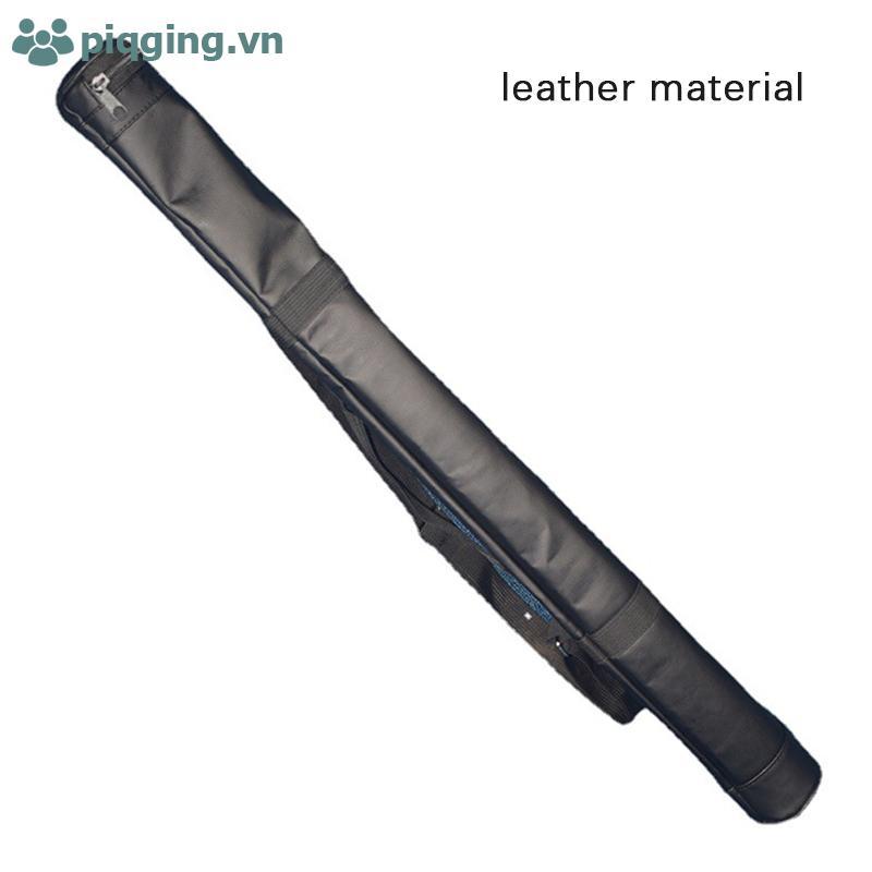 Piqging หนังเทียมพับได้ Snooker Pool Cue Case - กระเป๋าสะพายแบบพกพา VN