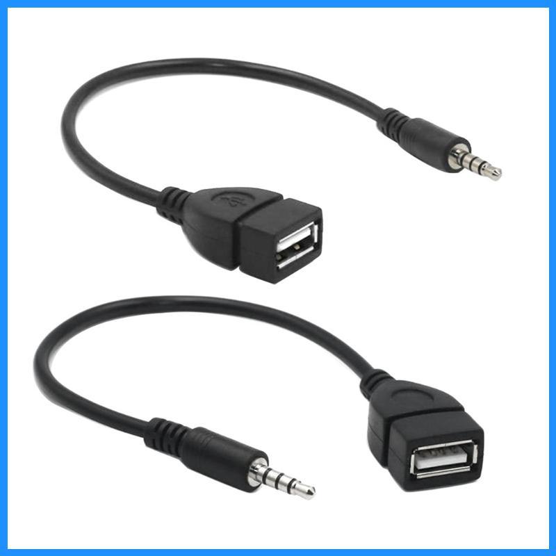 Luk AUX Data Cable 3 5mm Male Jack Plug USB Female to AUX Data Charge Cable USB AUX Data Cable Adapt