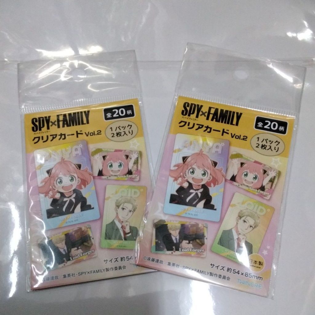 Spy x Family Clear Card Vol.2 [ 2 แพ็ค/ชุด ]