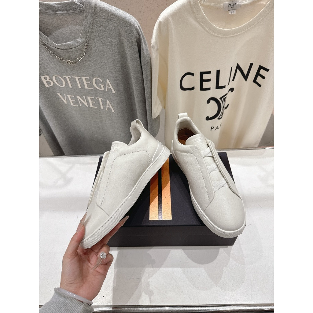 Zegna Pure Color Simple Mens All-Match Casual Shoes