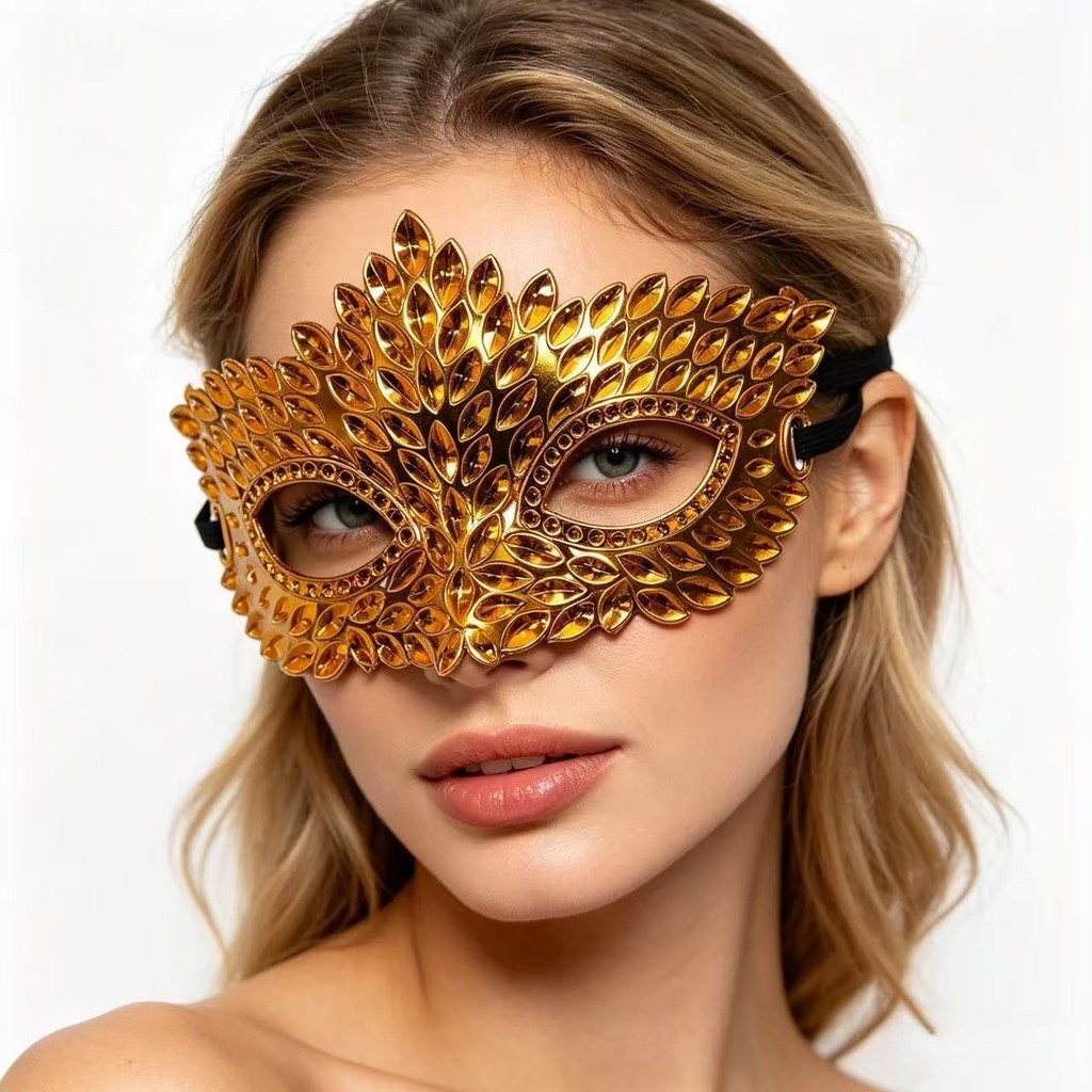 ((คลังสินค้าพร้อม) ฮาโลวีนครึ่งหน้า Venice หน้ากากเซ็กซี่ Masquerade Party Dress Up Props ขายร้อน