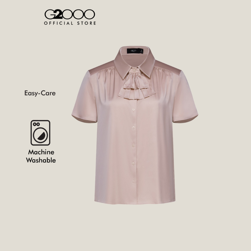 G2000 เสื้อเบลาส์สำหรับผู้หญิง Regular Fit รุ่น 5924147121 สีชมพู