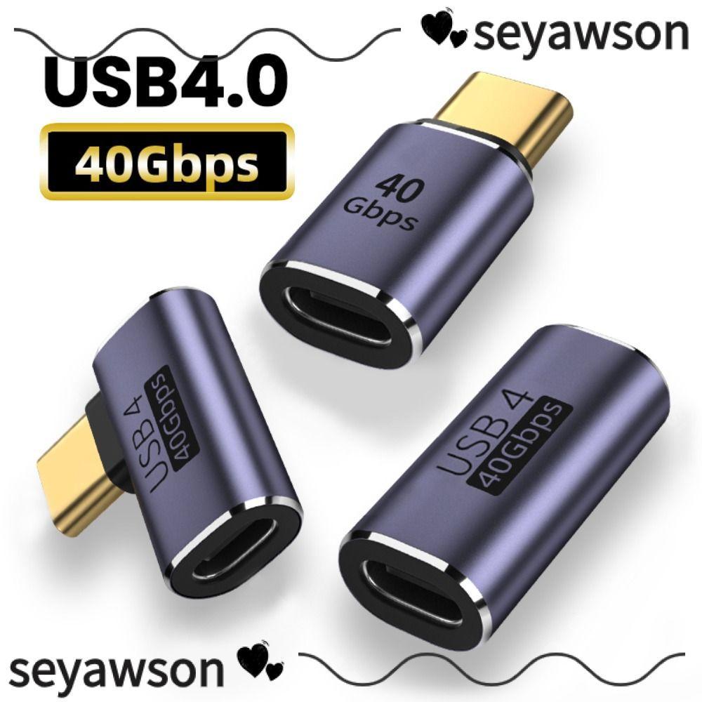 SEYAWSON OTG Adapter Thunder-bolt3 Fast Charging 100W Converter