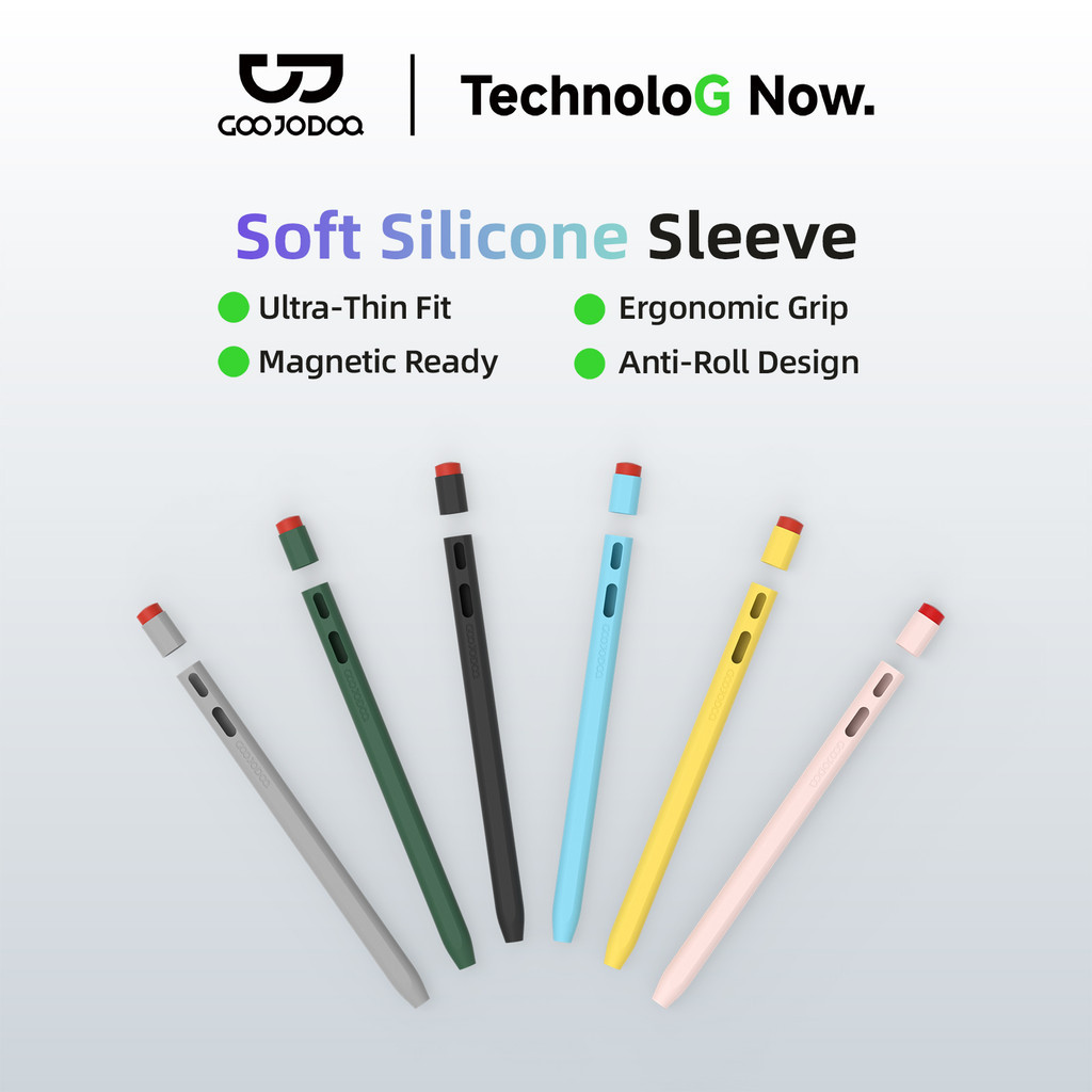 GOOJODOQ Soft Silicone Pen Sleeve for CD3294/CD3305 Full Body Protection Supports Magnetic Connectio