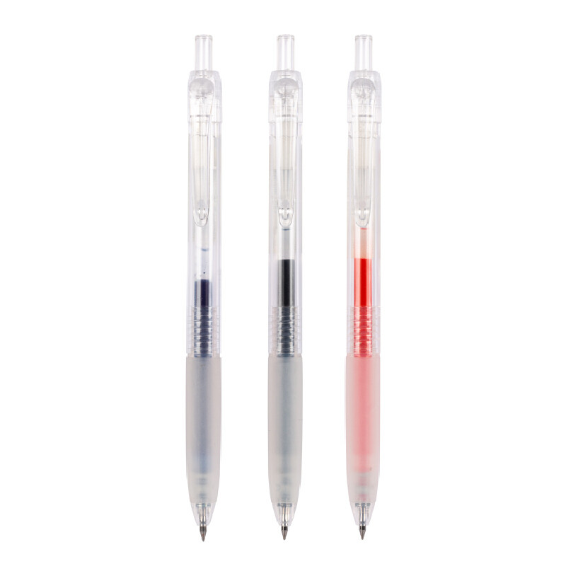 HOMU ปากกาหมึกเจล 0.5 มม.คละสี (3ด้าม) Powey Crystal