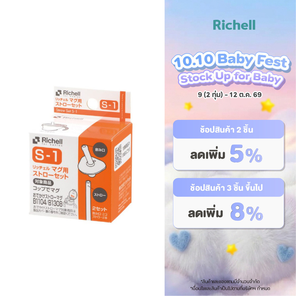 Richell شفاطة بديلة لكوب AQ ‏(S-1) — صورة 2