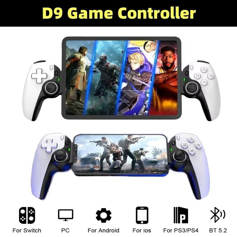 BSP D8 Pro D9 D10S D11 แท็บเล็ตบลูทูธสําหรับจอยสติ๊กสวิทช์เกมยืดสําหรับ PS3 PS4 Gamepad Android IOSH