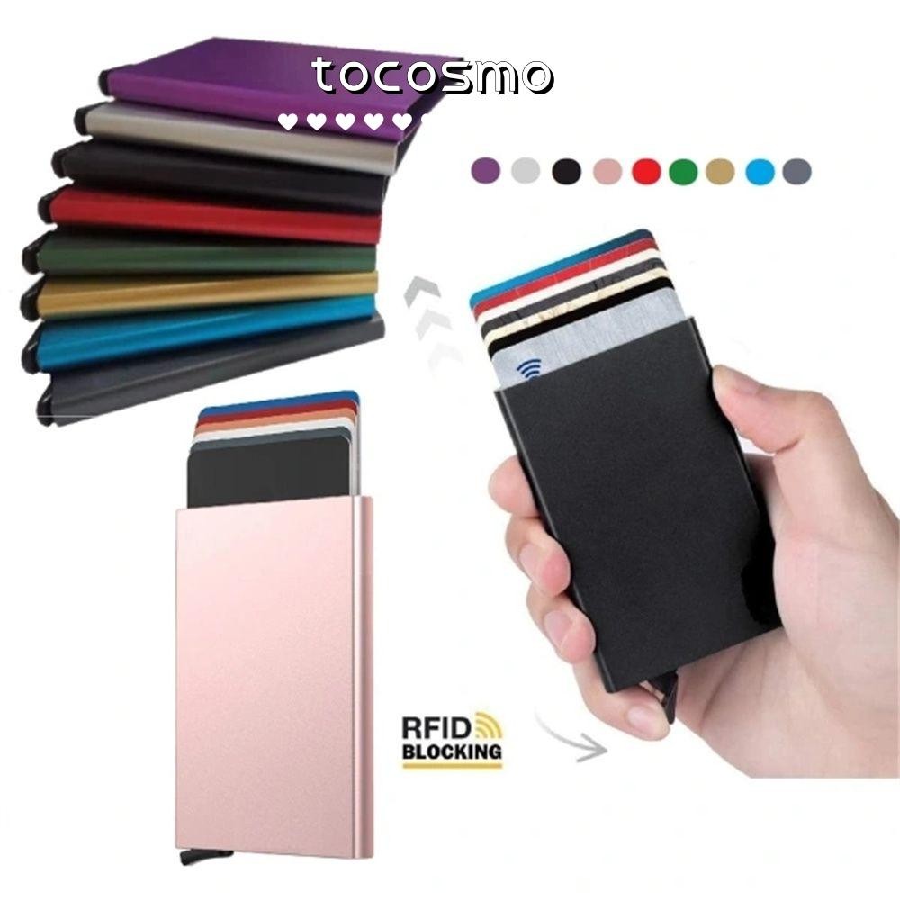 TOCOSMO กระเป๋าอลูมิเนียมป้องกันRFID กันขโมยและบล็อกRFID