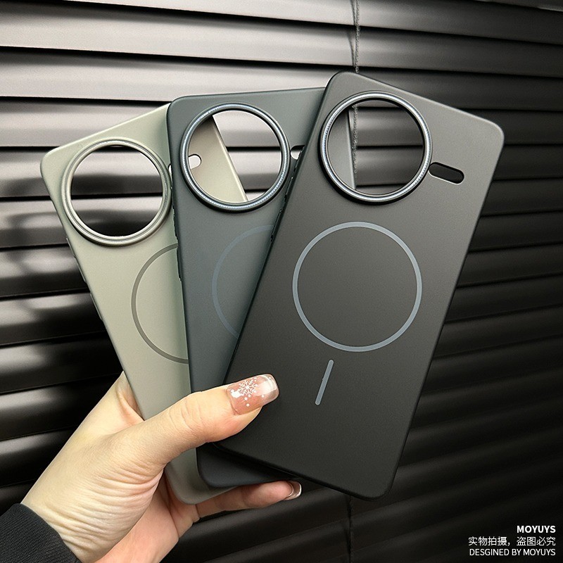 ผิวเคสโทรศัพท์แม่เหล็กสําหรับRedmiหมายเหตุ15 Pro Plus Redmi 15 15C A5 Poco C71 C85 Simple PC hard anti drop Shellคลาสสิกน้ําหนักเบาป้องกันกรณี