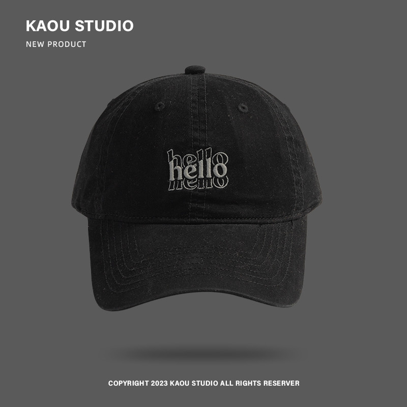 หมวกเบสบอลสไตล์เกาหลี สำหรับทั้งผู้ชายและผู้หญิง ทำจากผ้าฝ้ายนุ่ม สบายในการสวมใส่ เหมาะสำหรับการเดินทาง - รูปที่ 5