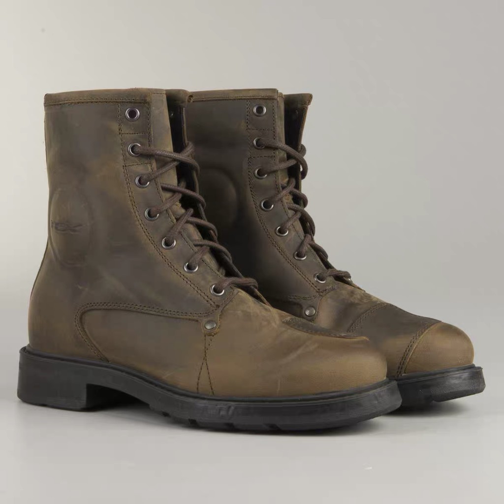 ร้านพัดลมในรถยนต์ TCX X-BLEND WP รถจักรยานยนต์สั้นพักผ่อนกลางแจ้งกันน้ํากันกระแทกรองเท้าปั่นจักรยานย