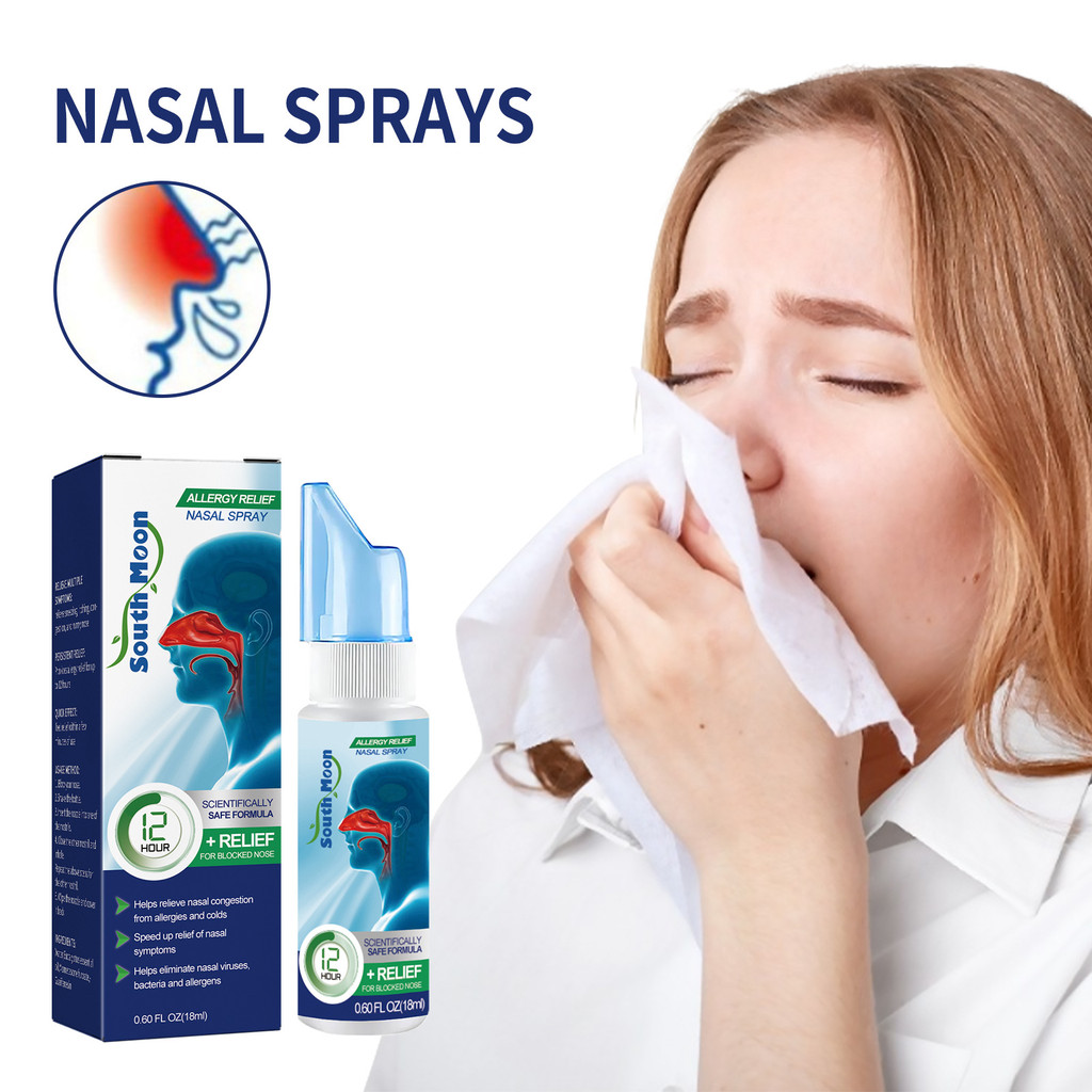 Cushion Moon Nasal Care Spray บรรเทาอาการคัดจมูกคัดจมูก Discomfort Nasal Care Spray Aa123456