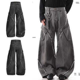 แพนโนเฟลซัส กางเกงยีนส์ผู้ชาย สไตล์อเมริกันวินเทจ ดีไซน์คลาส…