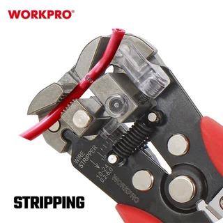 GlobalHouse WORKPRO คีมปอกย้ำสายไฟอัตโนมัติ 3-in-1 รุ่น WP291007 สินค้าของแท้คุณภาพดี