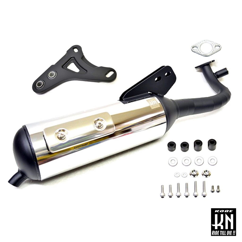 ท่อไอเสีย KN ใส่ Yamaha Jog (70 cc.) แท้ ใหม่