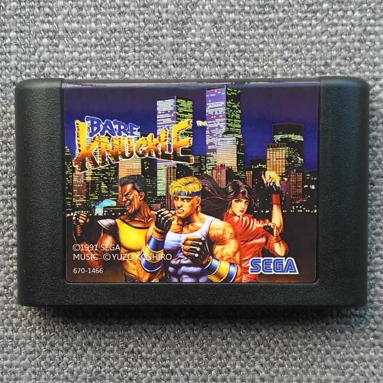 การ์ด Sega MD < Furious Iron Fist > รุ่นแรก