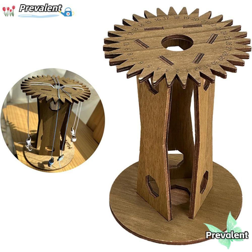 PREVALENT Kumihimo Marudai Disk, เชือกมือไม้แนวตั้ง Braiding Disk, ของขวัญ DIY Handmade Hand Rope Br