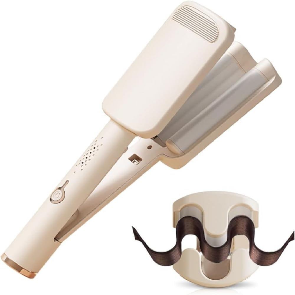Aodejoy Wave Curling Iron Anti-Scald Hair Crimper, 2025 ใหม่ Deep Waver Curling Iron, 32MM Big Wavy 