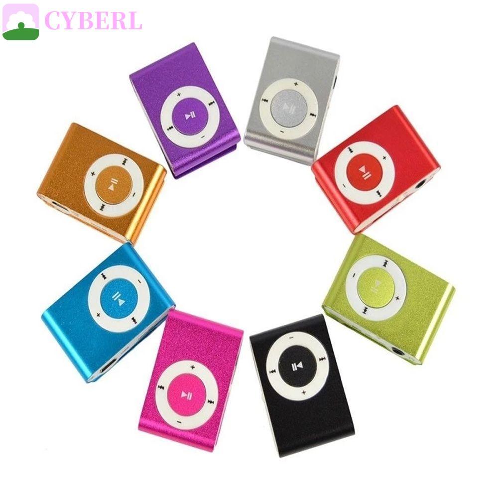 CYBERLINX MP3 Player กันน้ําแฟชั่น Media Player Walkman 3.5 มม.กระจกกีฬา MP3