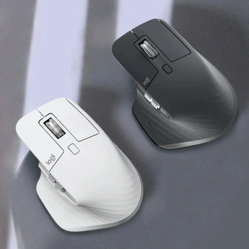Logitech MX Master 3S เมาส์ไร้สายบลูทูธ 2.4G เสียงรบกวนต่ํา Ergonomic Design Mouse สําหรับแล็ปท็อปอุ