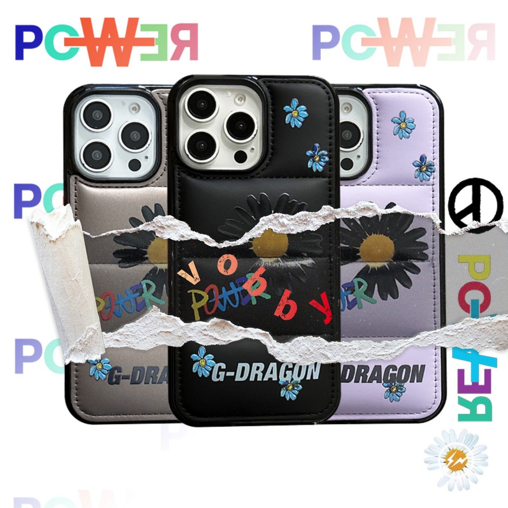 GD Daisy Label Down Jacket Soft Shellเคสโทรศัพท์เหมาะสําหรับIPhone17 17AIR 17P 17PM 16P 16PM 16Plus 