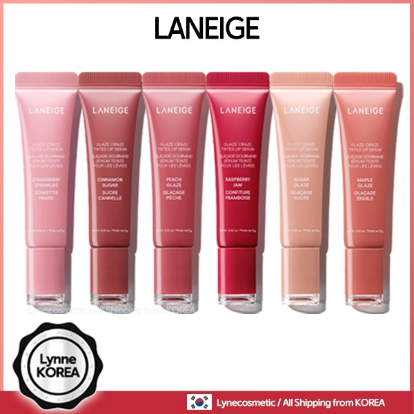 New Product #  LANEIGE Glaze Craze Tinted Lip Serum 12g / Lip Tint