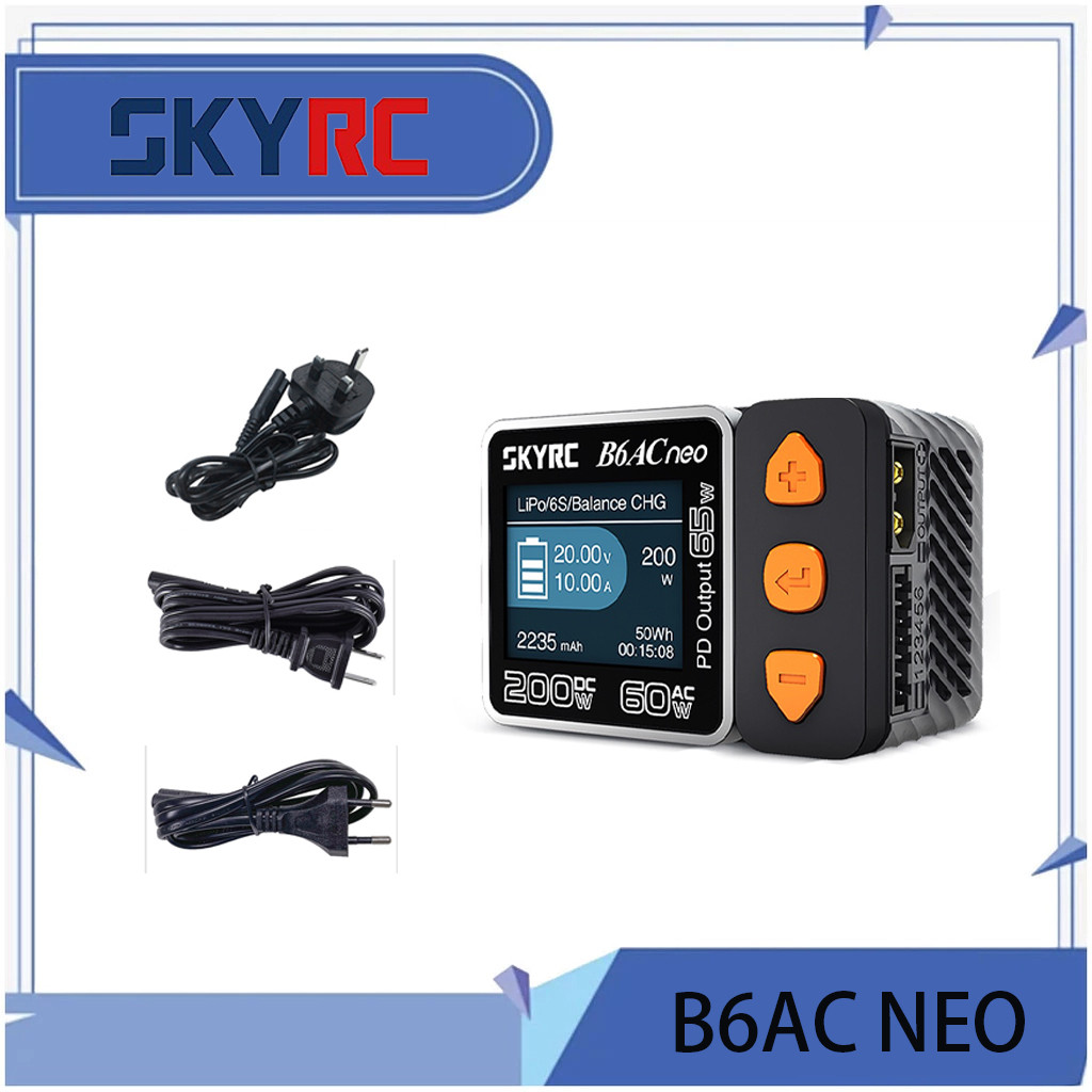 SKYRC B6AC NEO Charger Balance Charger Discharger DC 200W AC 60W RC รถอัพเกรด