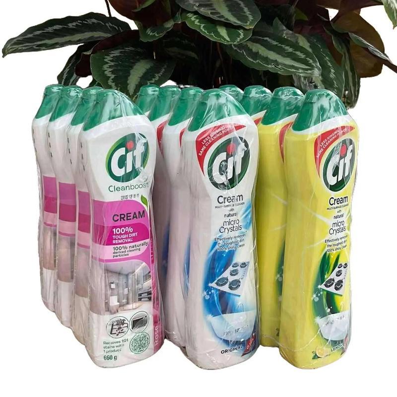 3สูตรพร้อมส่งCif Cleaning Cream ผลิตภัณฑ์ขจัดคราบฝังลึก คุณภาพ ใช้ดีมากๆ (พร้อมส่ง!!!)