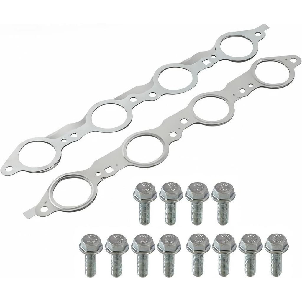 LS ไอเสีย Manifold Header ปะเก็นคู่สําหรับ Chevy Silverado Camaro GMC Sierra LS1 LS2 LS3 LS6 LQ4 LQ9