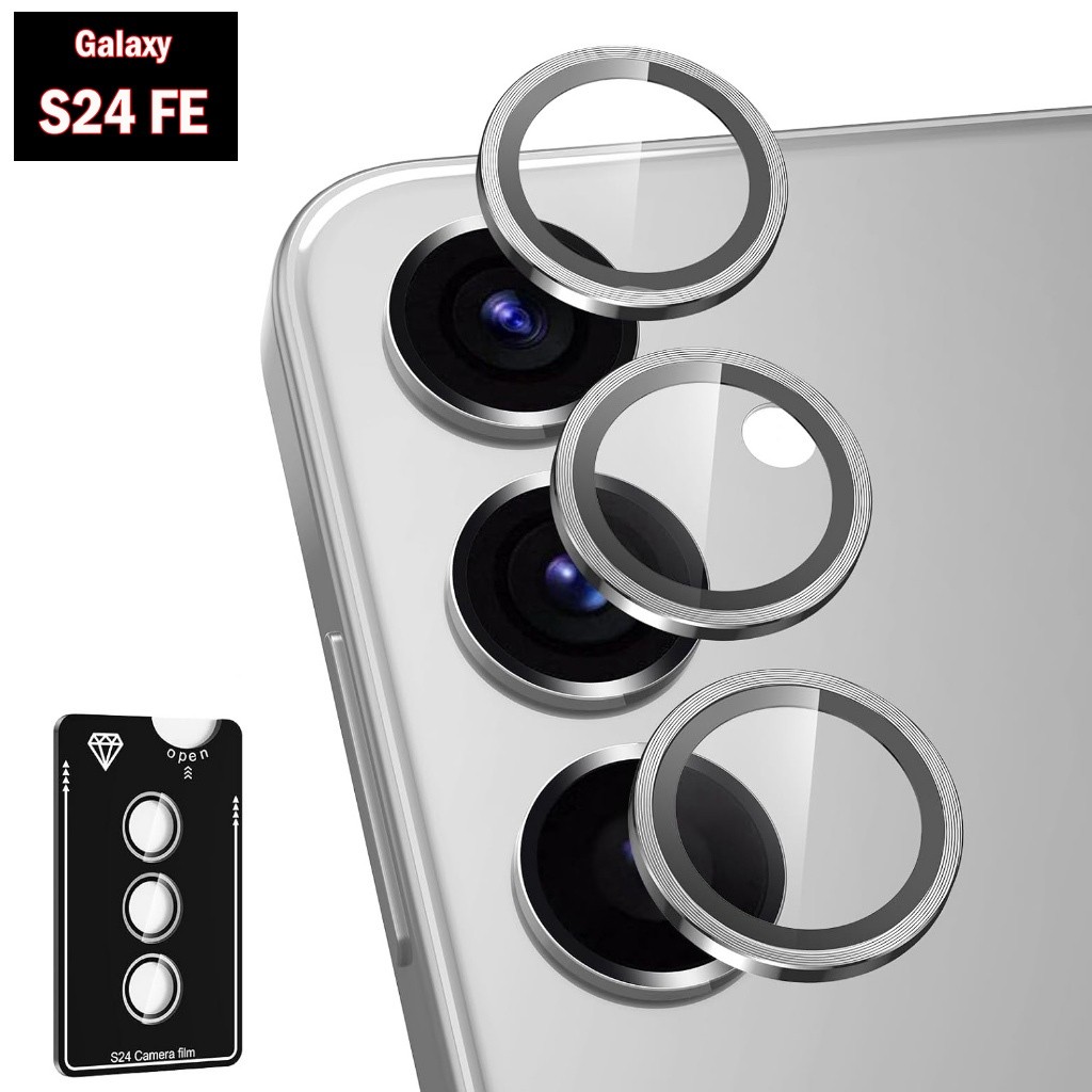 กันรอยเลนส์กล้อง Samsung Galaxy S24 FE / S24FE ฟิล์มกล้อง Samsung S24 FE Camera Lens Protector